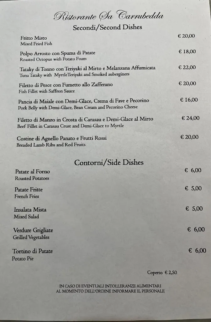 Menu_Sa Carrubedda_Sant'Anna Arresi_image_1