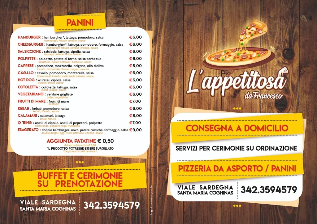 Menu_L'Appetitosa da Francesco_Santa Maria Coghinas_image_3