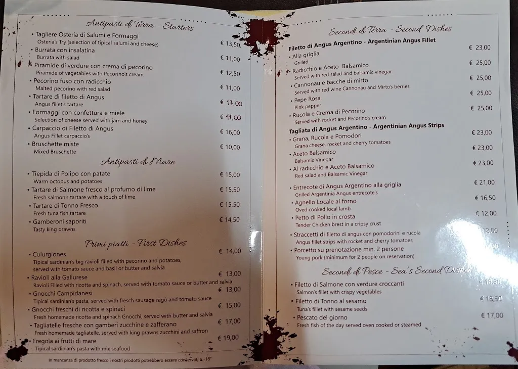 Menu_Osteria del Mar Griglieria_San Teodoro_image_1