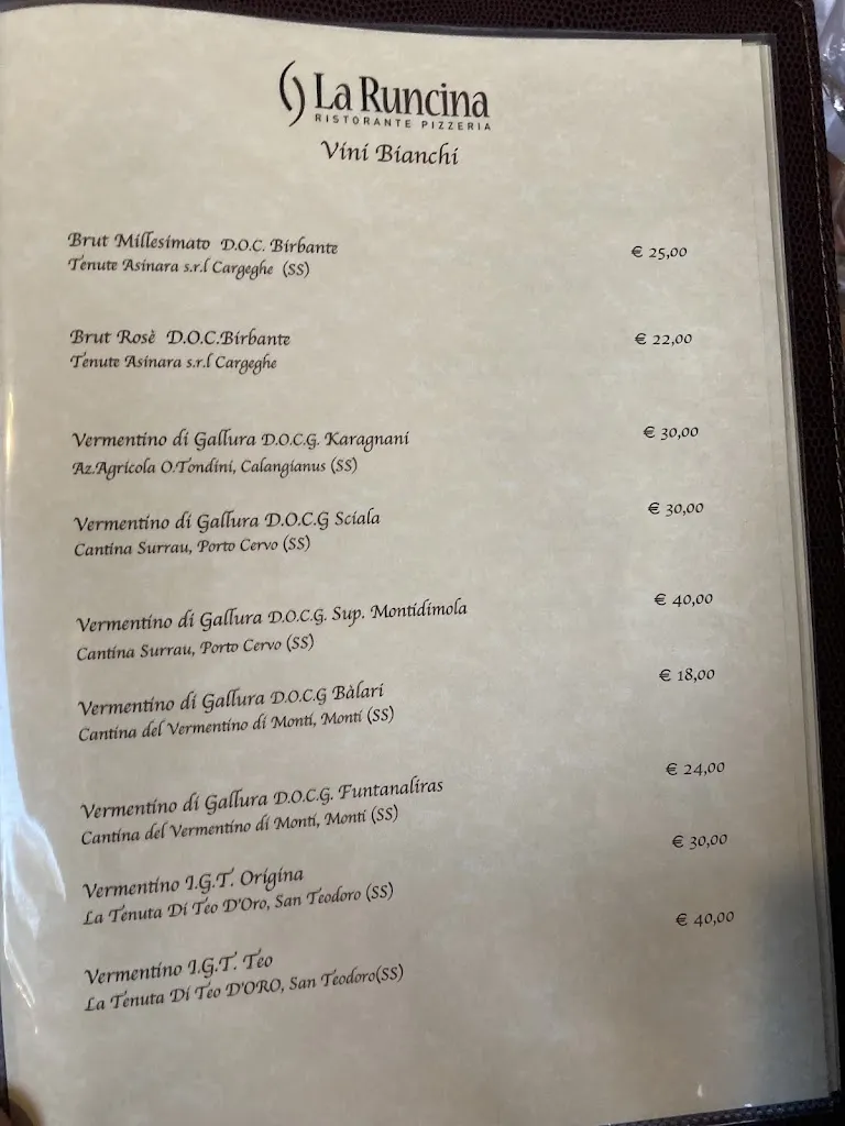 Menu_Ristorante La Runcina_San Teodoro_image_1