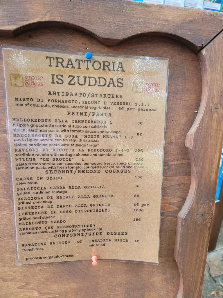 Menu_Trattoria Is Zuddas_Santadi_image_1