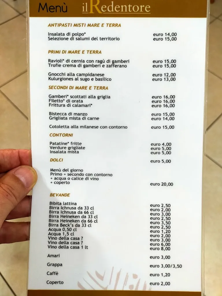 Menu_Il Redentore_Sardara_image_1