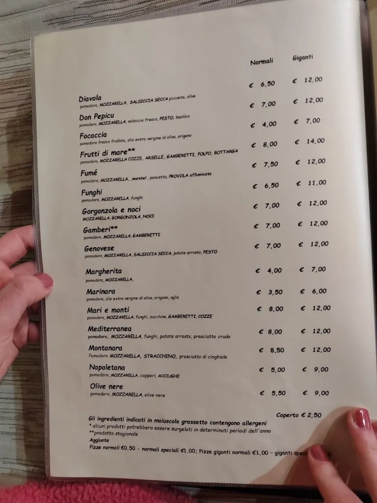 Menu_Ristorante Pizzeria Don Pepicu_Sarroch_immagine_1
