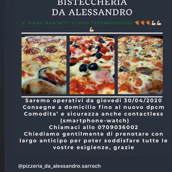 Menu_Pizzeria Bisteccheria da Alessandro_Sarroch_image_1