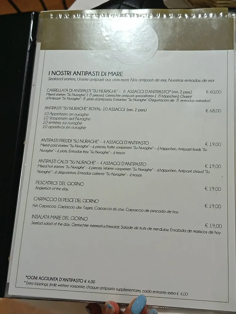 Menü_Ristorante su Nuraghe_Sedini_Bild_1