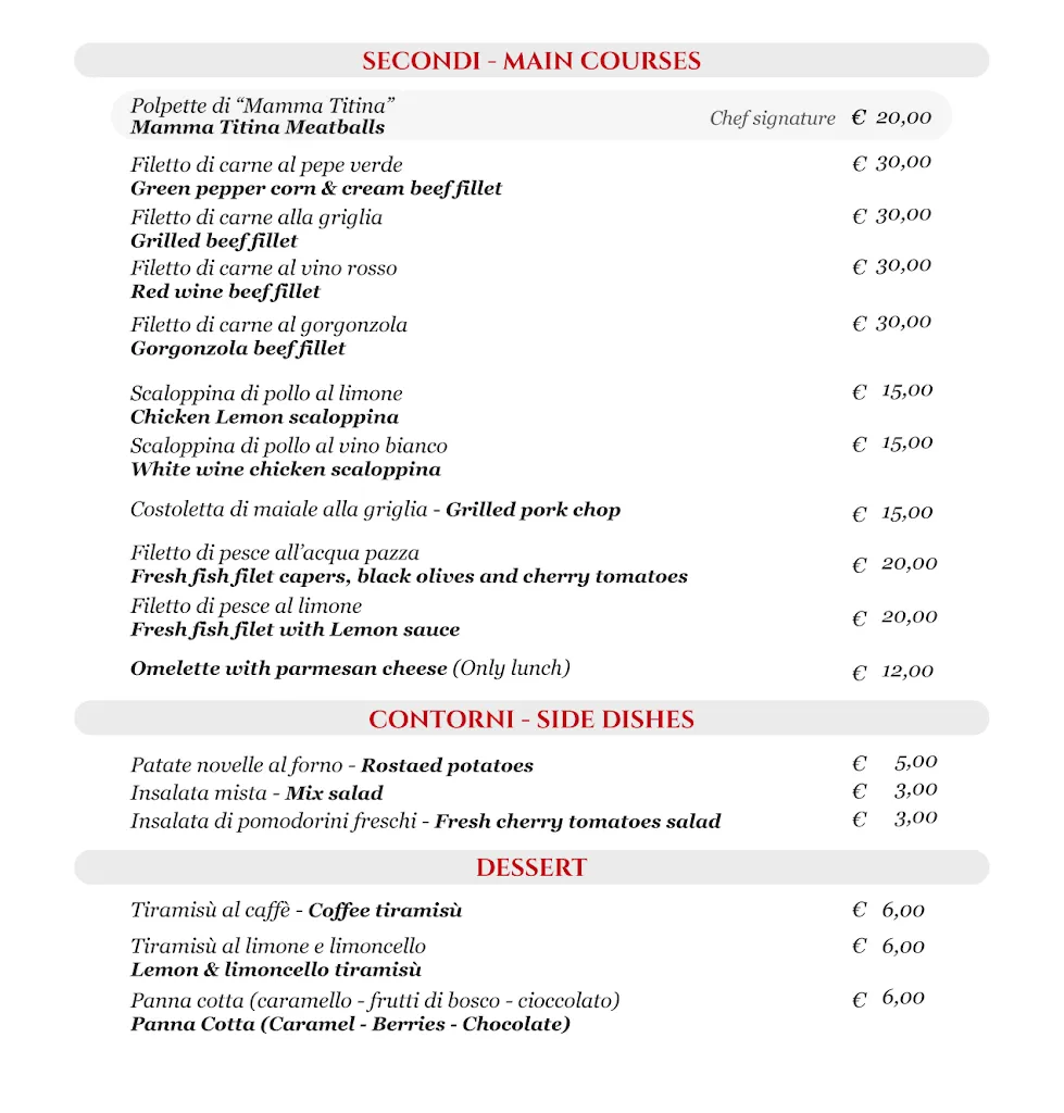 Menu_La Locanda Del Gusto - Sorrento Restaurant_Serrenti_immagine_2