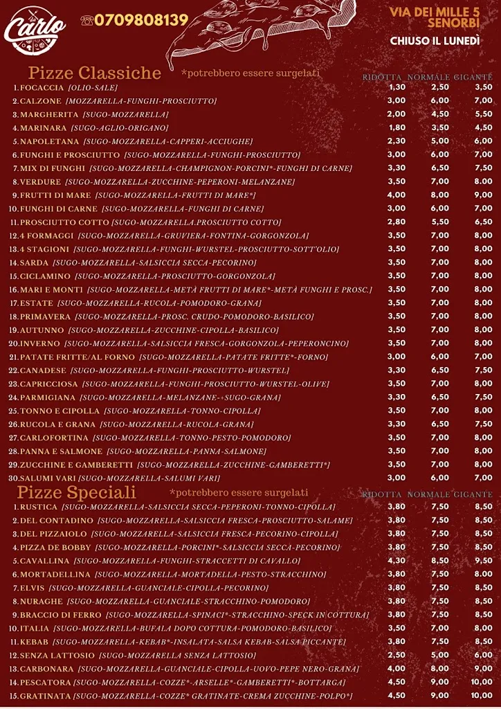 Menu_Pizzeria e Gastronomia Da Carlo di Aresu Carlo & C. S.A.S._Senorbì_image_1