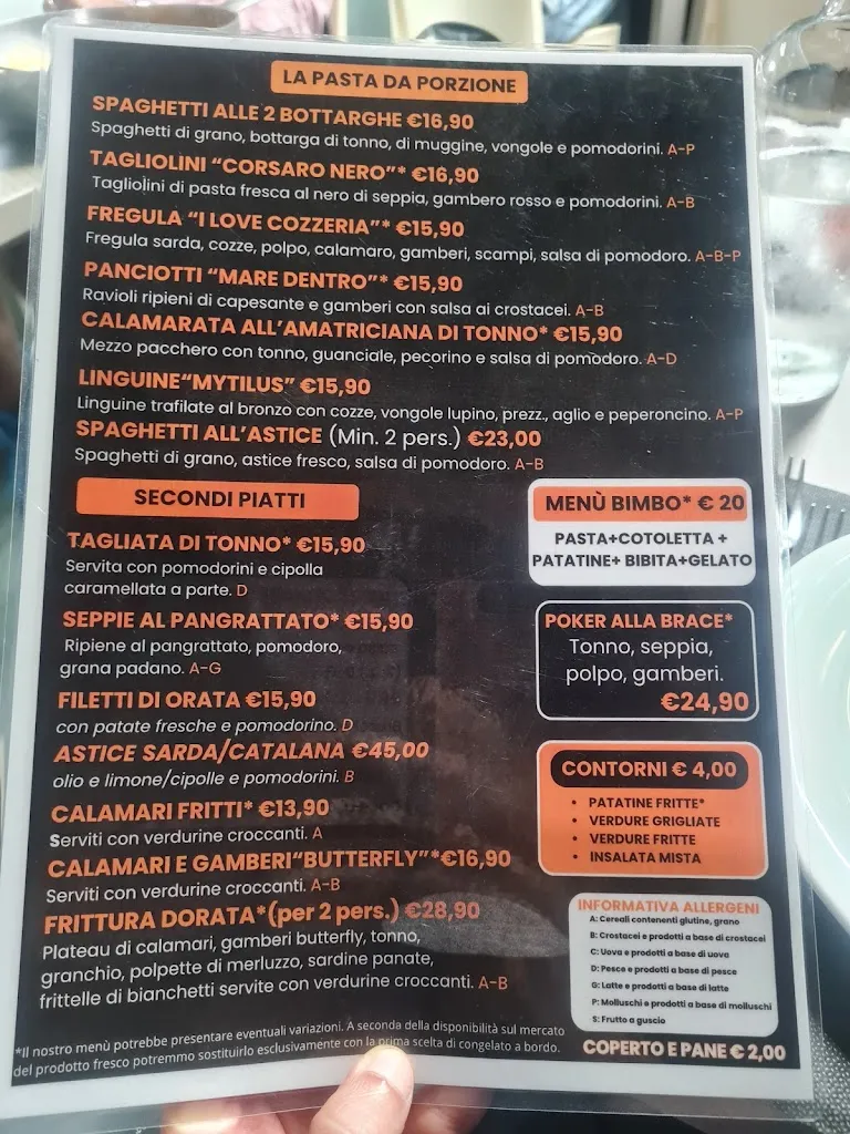 Menu_I LOVE COZZERIA SETTIMO SAN PIETRO_Settimo San Pietro_image_1