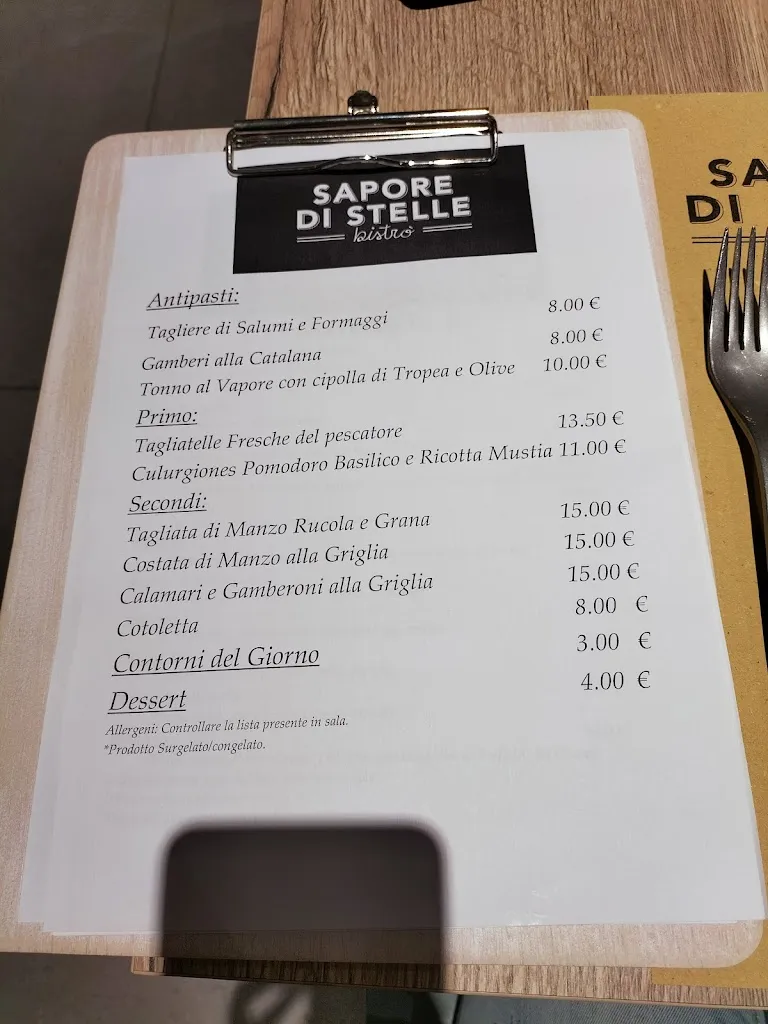 Menu_Sapore di Stelle Bistró_Settimo San Pietro_image_4