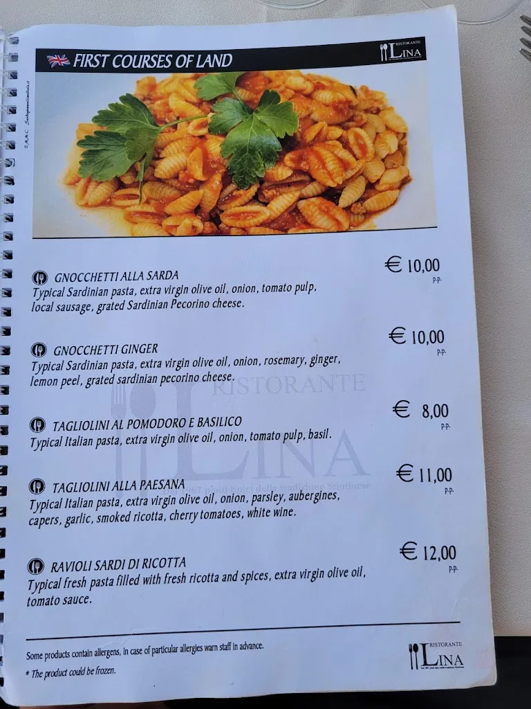 Menu_Ristorante Lina - Stintino _Stintino_image_1