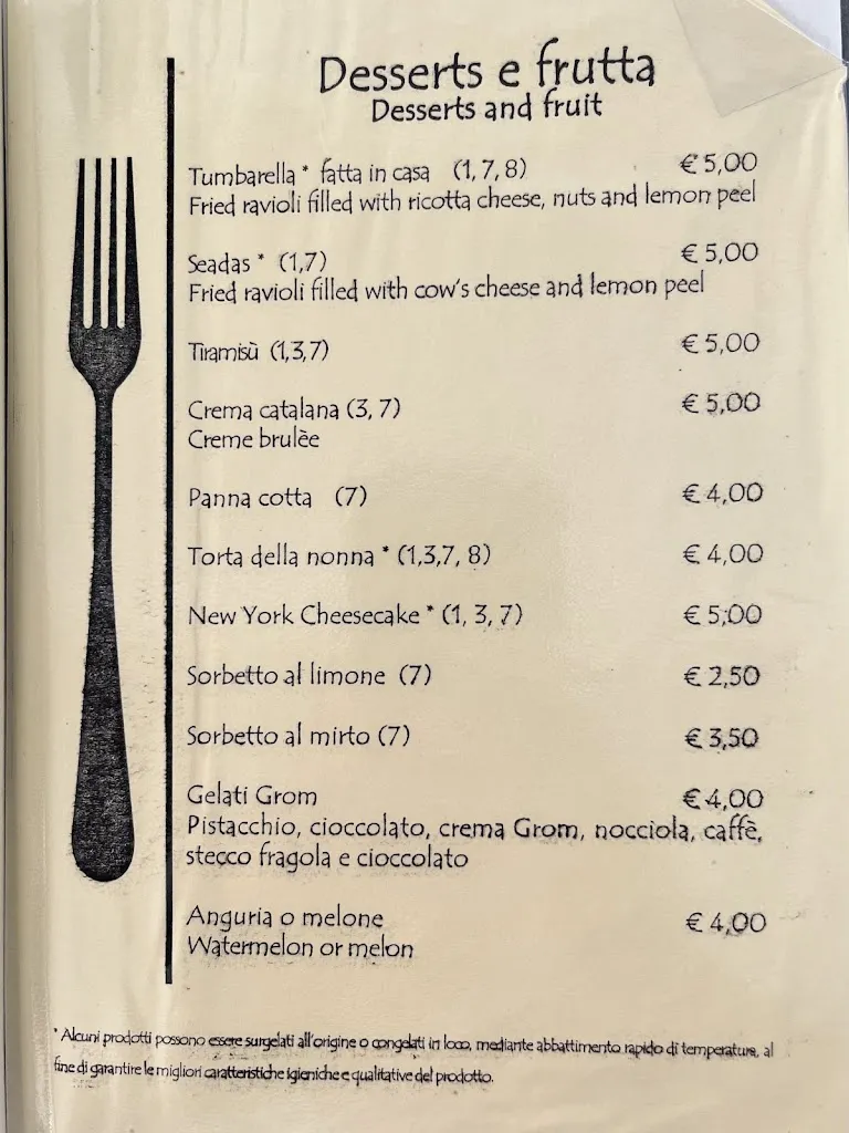 Menu_Trattoria Chiringuito Da Fabiano_Stintino_image_1