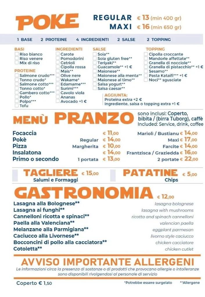 Menu_De...Gustando stintino_Stintino_immagine_1