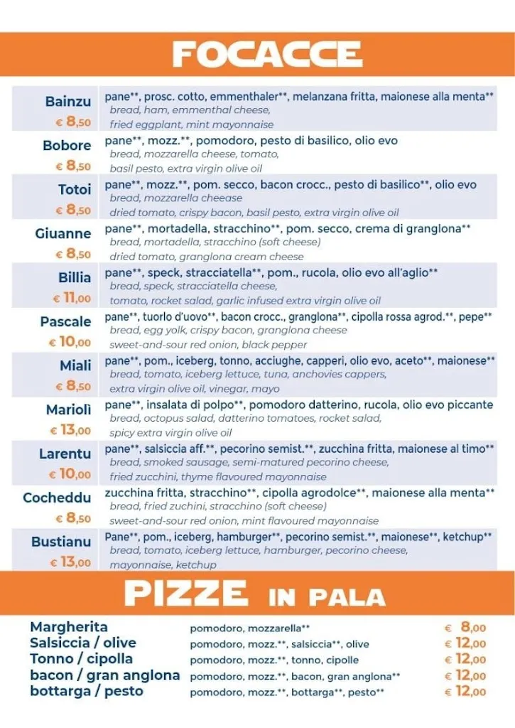 Menu_De...Gustando stintino_Stintino_immagine_2
