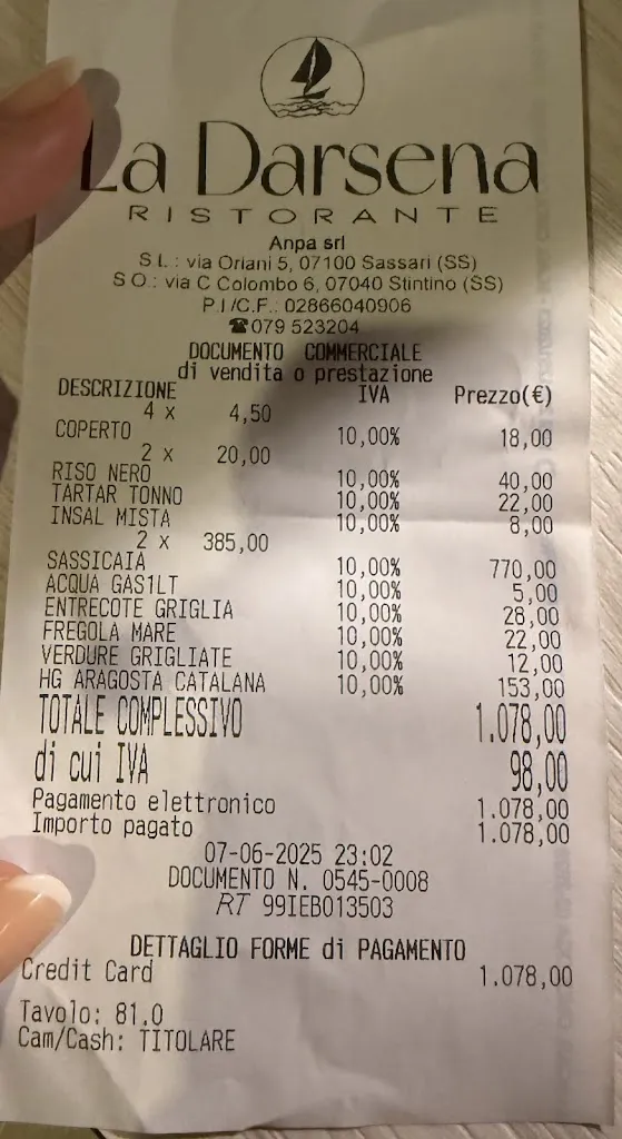 Fat Robzeze_La Darsena Stintino Ristorante e Sushi_Stintino_review