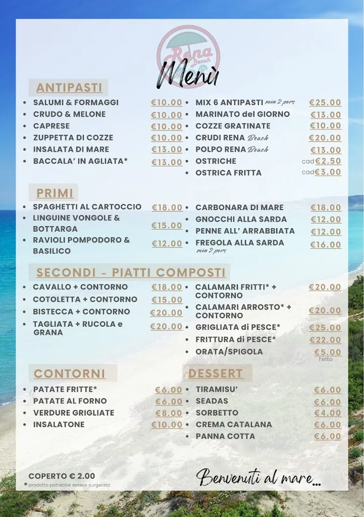 Menu_Rena beach_Sorso_image_2