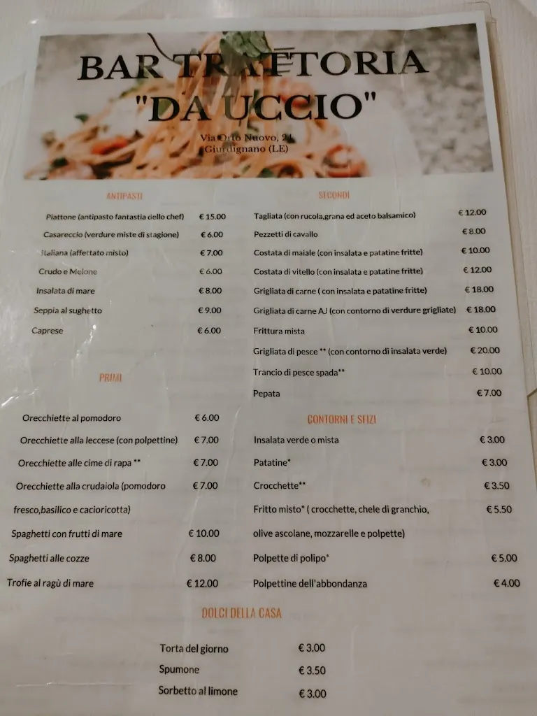 Menu_Da Uccio_Giurdignano_image_1