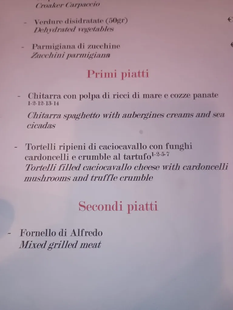 Menu_Alfredo Ristorante_Grottaglie_image_1