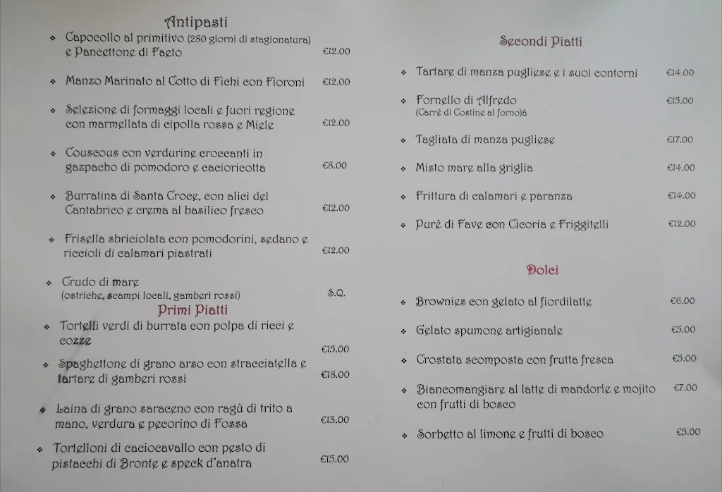 Menu_Alfredo Ristorante_Grottaglie_image_2