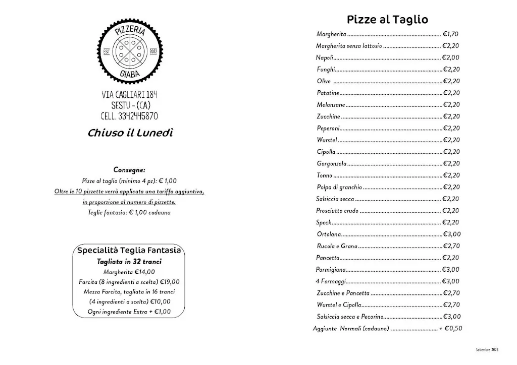 Menu_Pizzeria Giaba Di Mereu Giancarlo_Sestu_image_1