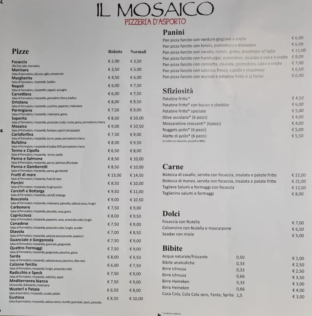 Menu_Pizzeria Il Mosaico_Sestu_image_1