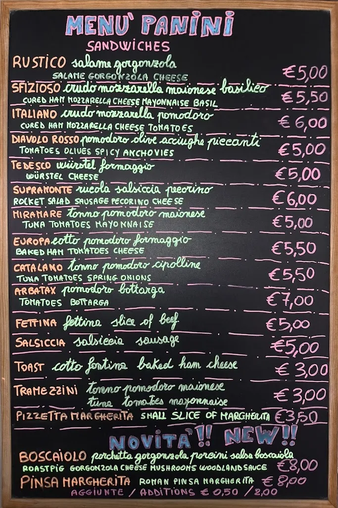 Menu_Caffe' Italiano Di Muggianu Mauro_Tortolì_image_1