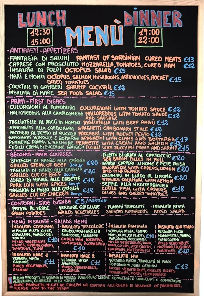 Menu_Caffe' Italiano Di Muggianu Mauro_Tortolì_image_2