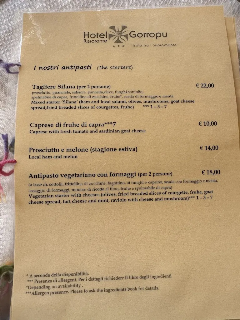 Menu_Gorropu Restaurant_ coffee, lunch, dinner & aperitif time_Urzulei_image_4