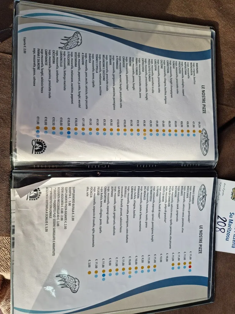 Menu_Ristorante Pizzeria Su Maritzosu_Ussana_image_3