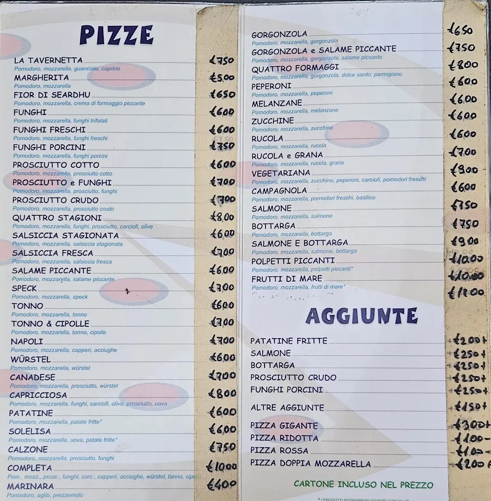 Menu_Pizzeria la tavernetta_Villagrande Strisaili_image_1
