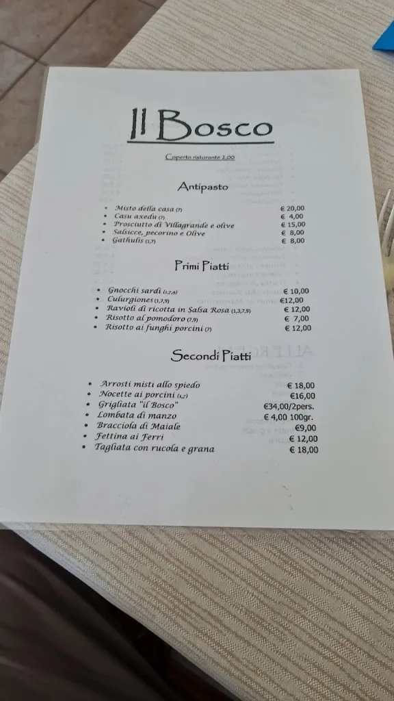 Menu_Il Bosco_Villagrande Strisaili_image_2