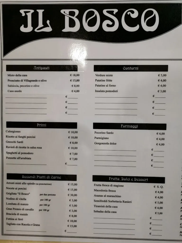 Menu_Il Bosco_Villagrande Strisaili_image_3