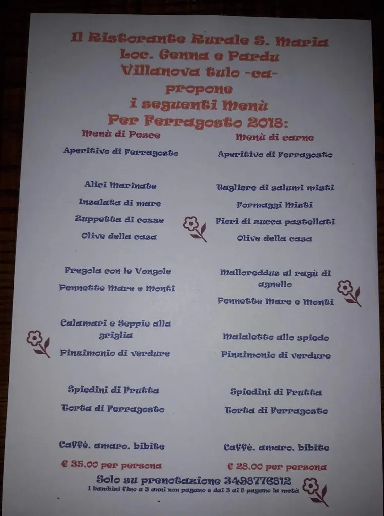 Menu_Ristorante Rurale S.Maria_Villanova Tulo_image_2
