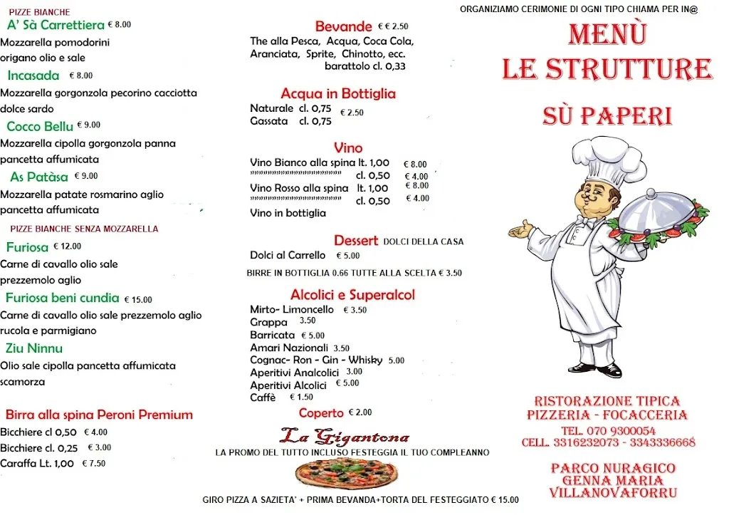 Menu_Ristorante Pizzeria Le Strutture_Villanovaforru_immagine_1
