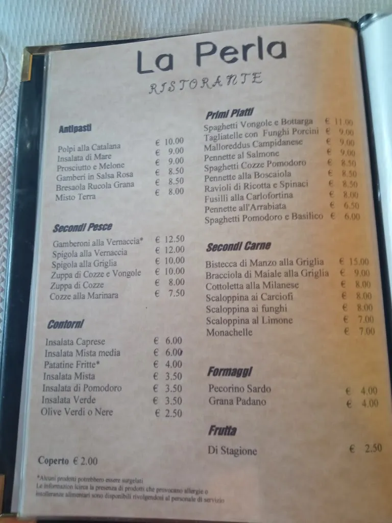 Menu_Ristorante Pizzeria La Perla_Villanovafranca_image_2