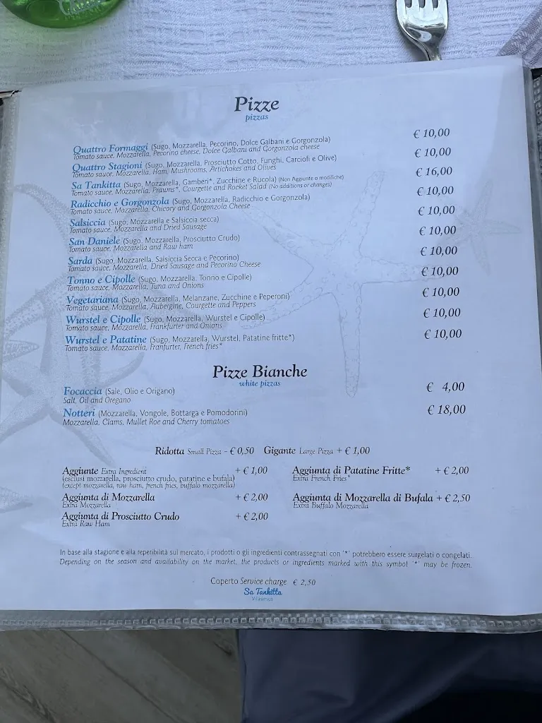 Menu_Ristorante Sa Tankitta_Villasimius_image_1