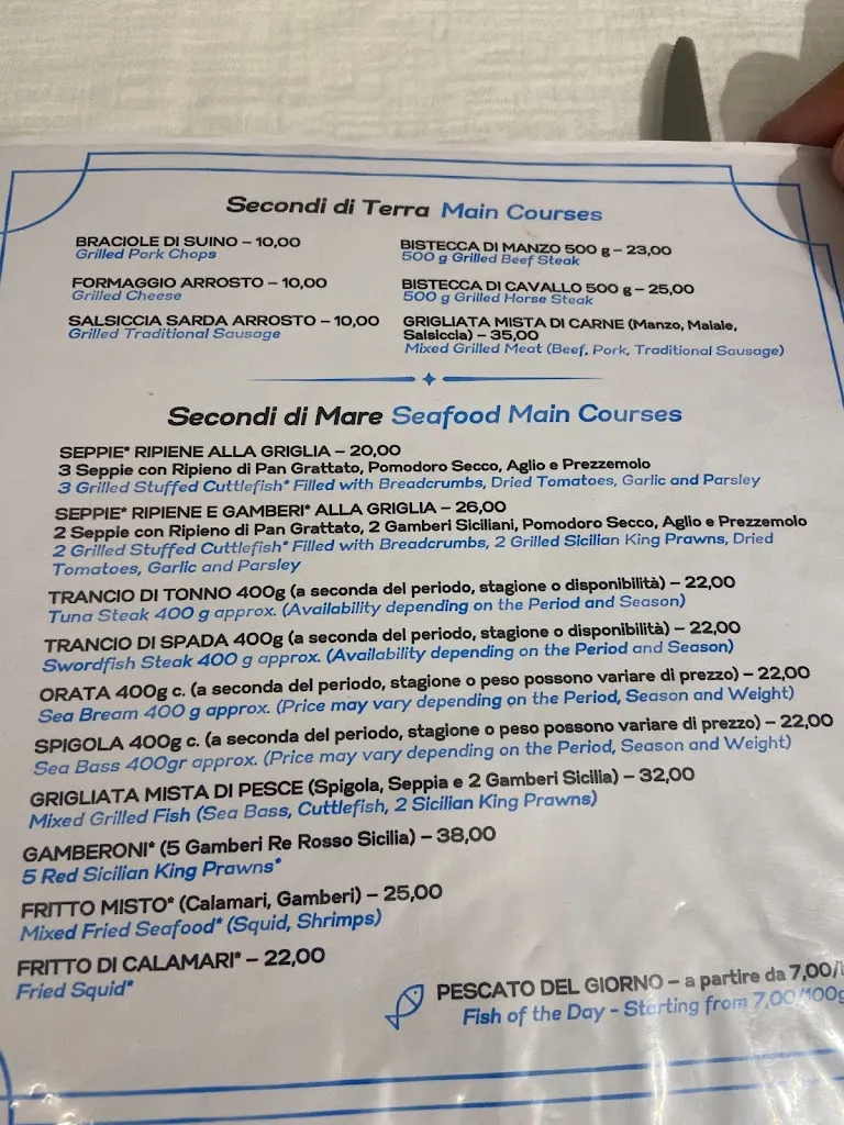 Menu_Ristorante Sa Tankitta_Villasimius_image_2