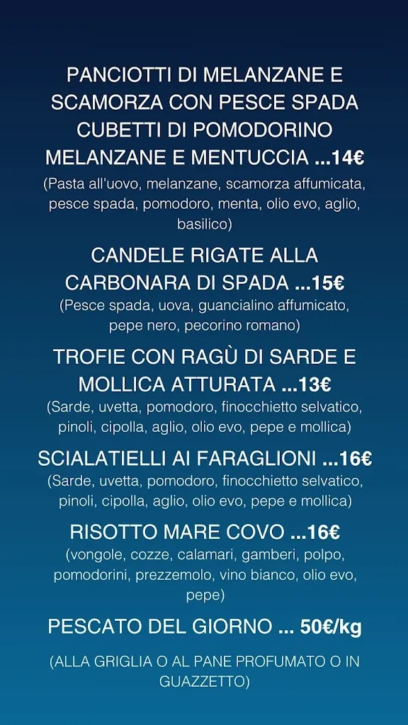 Menu_Il Covo Marino_Acitrezza_image_1