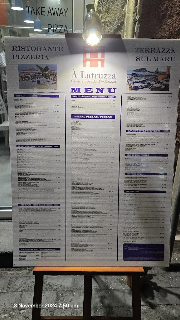 Menu_A' Latruzza L'Antica posada d'Acitrezza_Acitrezza_image_2