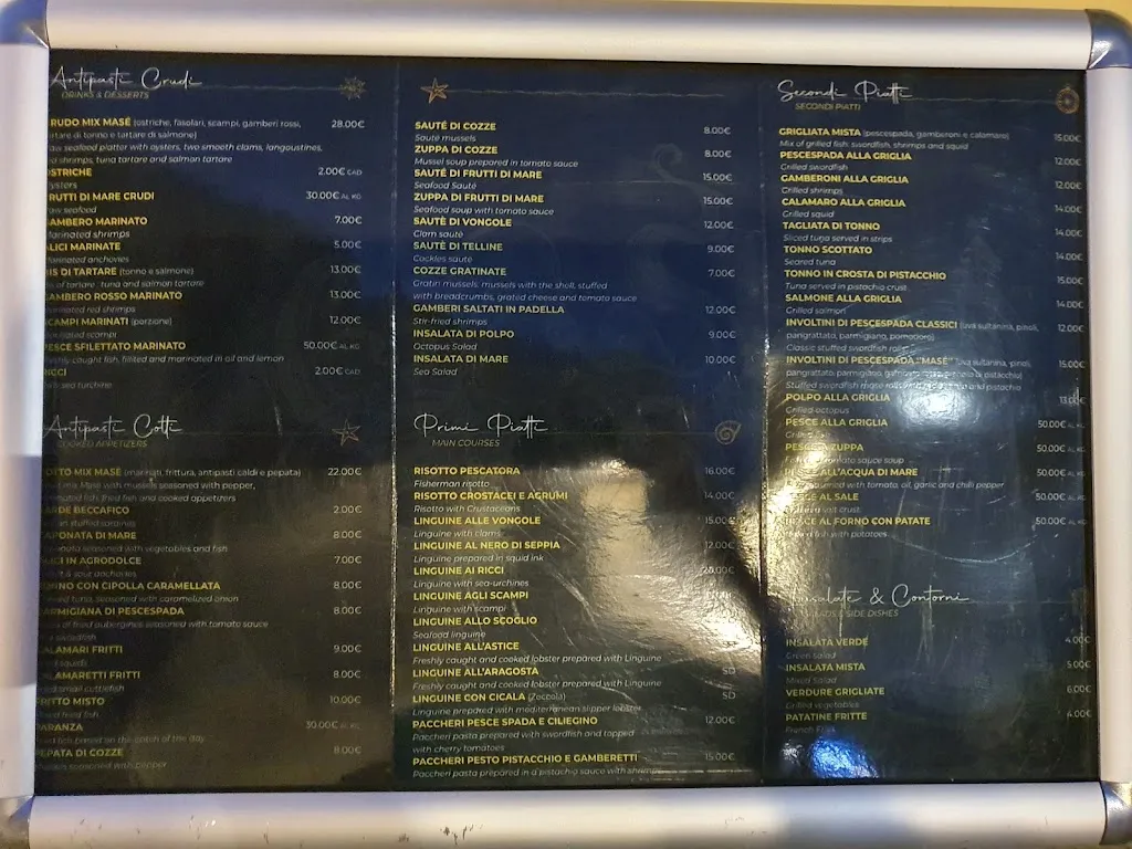Menu_Masè Ristorante di Pesce Aci Castello_Aci Castello_image_2