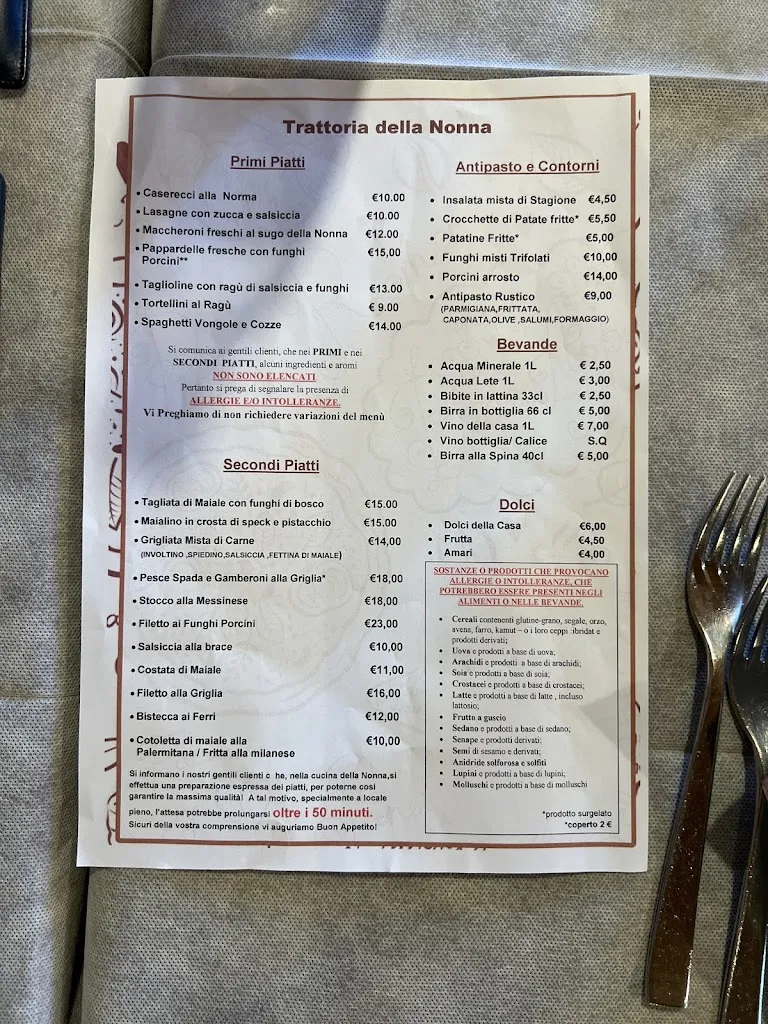 Menu_Trattoria della Nonna_Aci Sant'Antonio_image_1