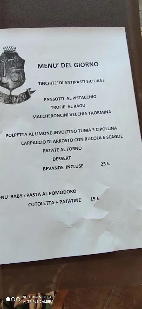 Menu_U Conzu S.A.S._Aci Sant'Antonio_image_1