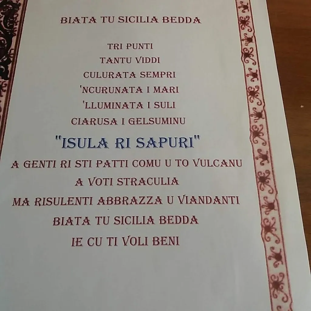 Menu_L'isola dei Sapori di Pulvirenti Santo Via Garibaldi,43 ACI Bonaccorsi_Aci Sant'Antonio_image_4