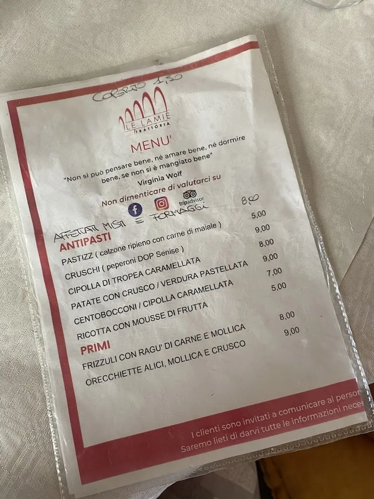 Menu_Trattoria Le Lamie_Lamie_image_2