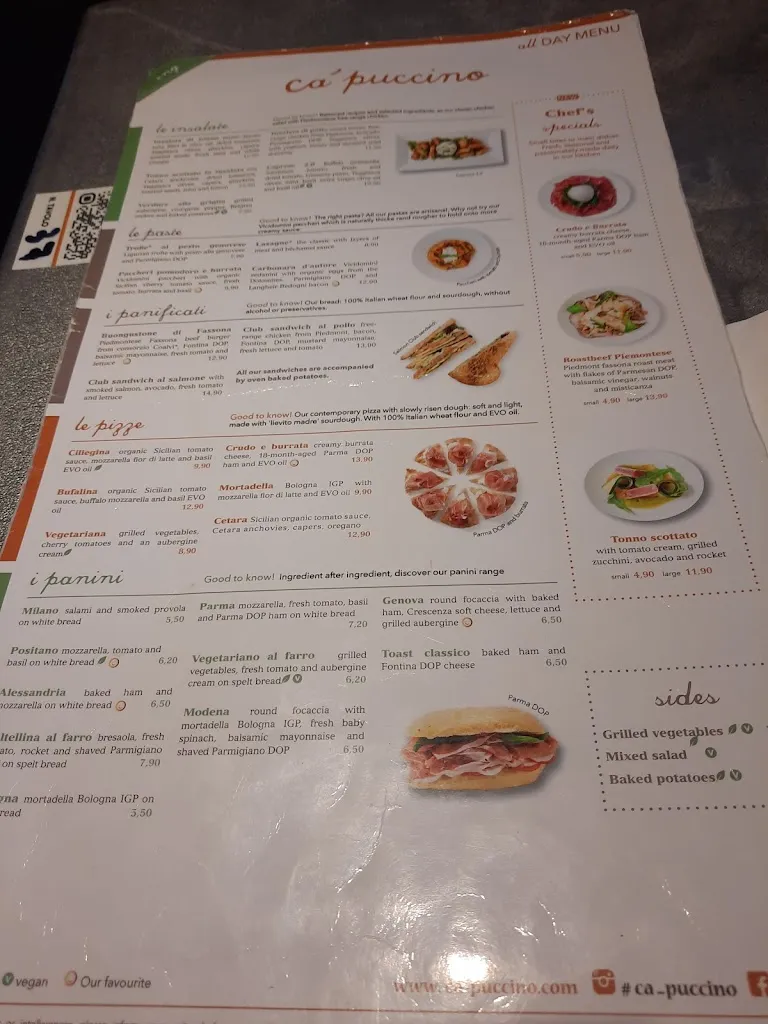 Menu_Ca'puccino | Sicilia outlet Village_Agira_image_2