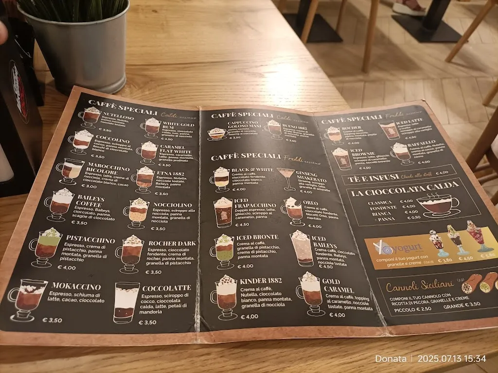 Menu_Bistrò Italia 1882 Sicilia - Caffè Vergnano_Agira_image_1