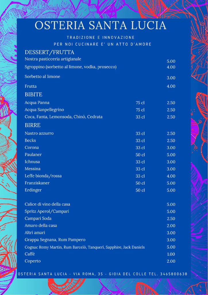 Menu_Osteria Santa Lucia_Gioia del Colle_image_2