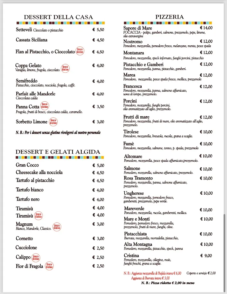 Menu_La Cascina Ristorante Pizzeria_Acquedolci_image_1