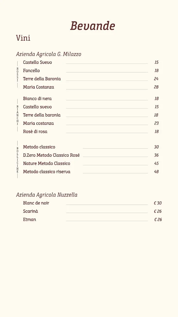 Menu_Bedda Matri - specialità sicule_Acquedolci_image_1