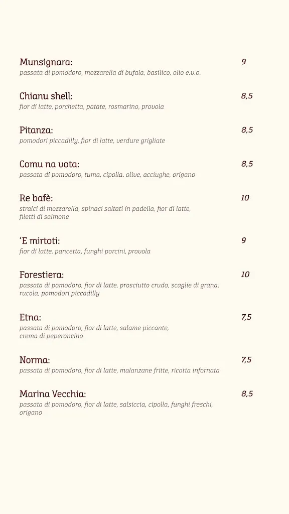 Menu_Bedda Matri - specialità sicule_Acquedolci_image_4