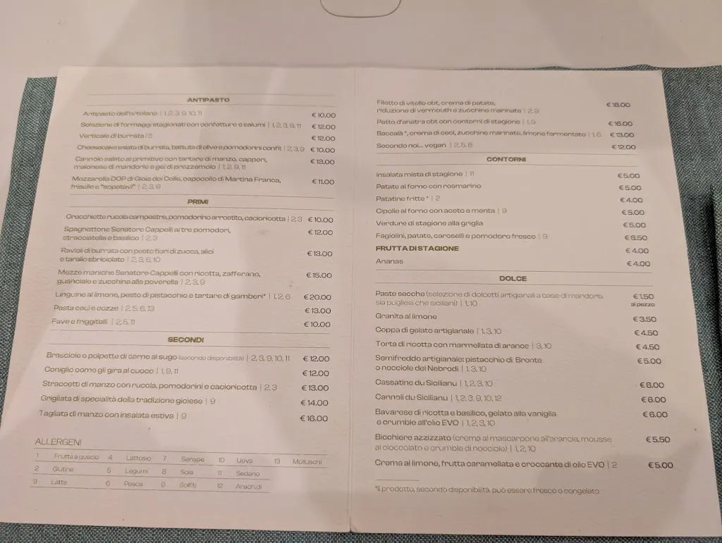 Menu_Trattoria Pugliese / 1888 Lounge Bar_Gioia del Colle_image_1